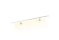 kalb LED Spiegelleuchte 120cm Spiegelleuchte Spectraline LED IP44 Badleuchte 18W 230V, Silbergrau, warmweiß
