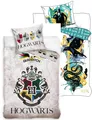 Harry Potter Hogwarts 2 x Bettwäsche-Set Wendemotiv Doppelpack 135x200 80x80