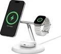 Belkin BOOST CHARGE PRO 3-in-1 Wireless Charger Qi2 15W, white