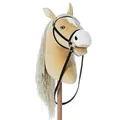 Hoofly Hobby Horse Beige (Haflinger) - Großes Steckenpferd für Kinder