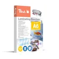 Peach Laminierfolien A6 125 Mic 125 Pouches Glänzend Premium Qualität Kompatibel