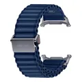 Samsung Trail Armband ET-SVL70 für die Galaxy Watch Ultra | Uhrenarmband, Atmungsaktives Arbmand, Original Zubehör, weiches Material, guter Sitz, Hakenverschluss, Blue