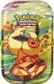 Pokémon Karmesin & Purpur – Prismatische Entwicklungen: Mini-Tin-Box Flamara