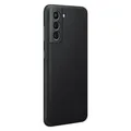 Original Samsung Leather Cover Case Hülle EF-VG996 für Galaxy S21+ Plus Schwarz