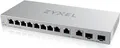 Zyxel XGS1210-12 - V2 - Switch - managed - 8 x 10/100/1000 + 2 x 100/1000/2,5G + 2 x 1 Gigabit/10 Gigabit SFP+ (Uplink) - Desktop, wandmontierbar (XGS1210-12-ZZ0102F)
