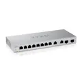 Zyxel Multi-Gigabit Web-Managed Switch 12 Ports, davon 2 Ports mit 2,5 G und 2 Ports mit 10G SFP+, Desktop/Wandmontage, 5 Jahre Garantie [XGS1210-12]
