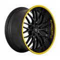 BARRACUDA VOLTEC T6 mattblack puresports color trim gelb 8.0Jx17 5x112 ET45 R33519227