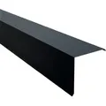 PRECIT Ortgangblech für Trapezblech Anthrazitgrau RAL 7016 Shimoco 80μm 1000 mm x 180 mm x 180 mm x 0,5 mm - Grau