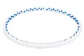 Hop-Sport Hula Hoop Reifen Erwachsene mit 64 Massage Noppen - Hoola Hoop zum Abnehmen – Bauchtrainer mit 8 verstellbaren Teilen, 98cm Durchmesser (Schwarz)