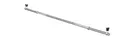 GORILLA SPORTS® Langhantelstange - Ø 30mm, 120/150/170 cm Länge, mit 2 Federverschlüssen, bis 200kg Belastbar, Chrom - Langhantel, Hantelstange, Hantel, Langhantel-Stange (120 cm)