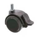 MS Beschläge Hartbodenrolle M8 M10 Gewinde Möbelrolle Lenkrolle (1, 10mm Mit Bremse)