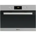 Bauknecht Einbaumikrowelle, Schwarz, Edelstahl, Metall, Glas, 59.5x45.5x53.5 cm, Kindersicherung, Schnellaufheizung, Signalton, Küchen, Küchenelektrogeräte, Mikrowellen