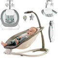Lionelo Pascal babywippe babyschauke babynest baby wippe kinder schaukel bouncer Grau - Grau