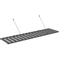 VITAVIA Gewächshaus Alu-Klappregal, 120 x 30 x 34 cm, schwarz