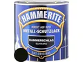 Hammerite  Metallschutzlack Hammerschlag-schwarz glänzend / 60063, hochgradig Witterungsbeständig, Wasserabweisend