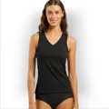 Odlo Damen Unterhemd Damen Kurzarm Active F-Dry Light I Funktionsshirt I Funktionsunterwäsche I Singlet Kurzarm Sportunterhemd Funktionsunterwäsche Tanktop (1er Pack)