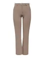 ONLY Damen ONLRAFFY-YO Life MID STR Pant TLR NOOS Hose 15265049,Fossil,XL / 32L