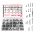 300 Stück Druckfedern Sortiment Kit, 23 Größen Federn Metall Spannfeder, 304 ...