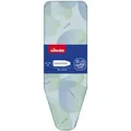 Vileda Premium 2in1 Bügelbrettbezug für Dampfbügelstation, Bügelbretter von 30–45 cm x 110–130 cm, Silber-Grau