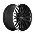 1x BARRACUDA VOLTEC T6 mattblack puresports color trim weiss 8.0Jx17 5x112 ET45