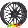 Barracuda Voltec T6 mattblack PureSports / Color Trim weiss 8x17" ET45 LK5 11...