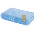 Lavea® Saunatuch 80×200 cm, Saunahandtuch, Sauna-Handtücher Damen und Herren, 100% Baumwolle Frottier, saugstark, strapazierfähig, pflegeleicht 60°C, Frottierserie Elena, XXL Badetuch, Delphinblau