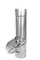 Dachrinnen & Zubehör Titanzink 137315 Regenrohrklappe, Titan, 80 mm