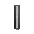 ECD Germany Paneelheizkörper Stella 37x160 cm Anthrazit mit Thermostat Universal
