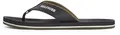 TOMMY HILFIGER Herren Flip Flops Padded Comfort Sandal mit Logo, Schwarz (Black), 43
