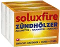 soluxfire Zündhölzer, 3 x 100 Stück