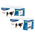 2x TRIXIE Windeln für Rüden S–M, 2x12 Stück 30–46 cm, Hygiene nach Operationen