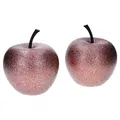 MamboCat Pottery Pots 2er Set Apfel in Bronze Größe XS I Glitzern & schimmernd I Ø 14,5 & Höhe 17 cm I wetterfeste Deko für Haus & Garten I Accessoire aus Fiberglas, Fiberstone I Herbst, Weihnachten