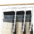 Hosenbügel, 3er-Pack Kleiderbügel Hosen Platzsparend, Faltbare Hosen Kleiderbügel, platzsparend im Kleiderschrank, geeignet für Hosen, Laken, Handtücher, Schals, Krawatten und Gürtel