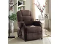 Relaxsessel Tobi , braun (mokka), B:76cm H:99cm T:93cm, Struktur ( 90% Polyester, 10% Nylon), ATLANTIC HOME COLLECTION, Sessel, Relaxsessel, mit Relaxfunktion, Federkern & Aufbewahrungstasche