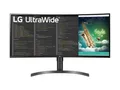 LG UltraWide 35WN75CP-B - LED-Monitor - gebogen - 88.9 cm (35") - 3440 x 1440 UWQHD @ 100 Hz - VA