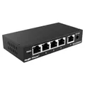REYEE 5-Port Gigabit Smart Switch, 5 Gigabit RJ45-Ports, Desktop-Stahl-Gehäuse