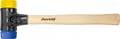 Wiha Schonhammer 832-15 30 | Ø 30mm | weich/mittelhart | Hickory-Holzstiel | blau/gelb | Möbel- & Metallbau