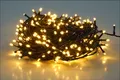 Weihnachts Lichterkette warm weiß - 6 m / 80 LED - Garten Deko Beleuchtung Außen