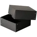 FALKEN PURE 200x200mm Aufbewahrungsbox 1050 Blatt schwarz 21,0 x 21,0 x 8,5 cm, 1 St.