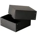 FALKEN PURE 200x200mm Aufbewahrungsbox 1050 Blatt schwarz 21,0 x 21,0 x 8,5...