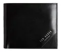 Ted Baker PRUGS Leather Bifold Coin Wallet Geldbörse Black schwarz Neu