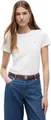 Tommy Hilfiger Damen T-Shirt Kurzarm Heritage Rundhalsausschnitt, Weiß (Classic White), S