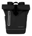 travelite Freizeitrucksack BASICS Roll-Up Rucksack aus Plane, mit variablem Roll-Up-Verschluss