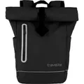 travelite Freizeitrucksack Rucksack Basics Roll-Up Backpack Plane 19L Black schwarz - Schwarz