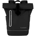 travelite BASICS Roll-Up Backpack Plane Black