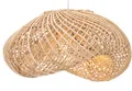 GURU SHOP Deckenlampe/Deckenleuchte, in Bali Handgemacht aus Naturmaterial, Rattan - Modell Molina 46 cm