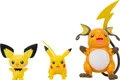 Pokémon Select Actionfiguren 3er-Pack Evolution Pichu, Pikachu, Raichu