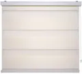 Liedeco Doppelrollo "DUO-Rollo mit 20 cm Streifen" Gr. 1, beige (champagner), 160cm, 60cm