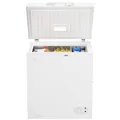 Tronitechnik® Gefriertruhe Kühltruhe BORGAR PRO mit 2in1 Gefrier- und Kühlfunktion | 160 Liter, 184kwh/Jahr, 85cm hoch, geringe Lautstärke | LED-Licht | Rollen | Kindersicherung durch Schloss | Weiß
