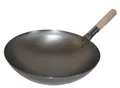 WOK PFANNE 38 cm runder Boden (Gas) Wokpfanne Gastronomie, AAF Nommel®